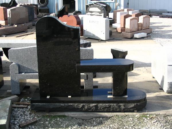Upright Monument with Bench